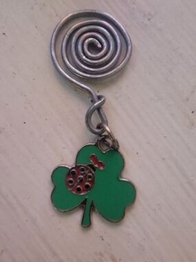 Handmade Wire Wrapped Teabag Charm